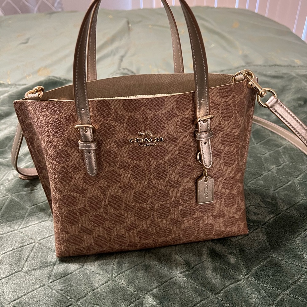 Coach Mollie Tote Bag 25 In Signature Canvas